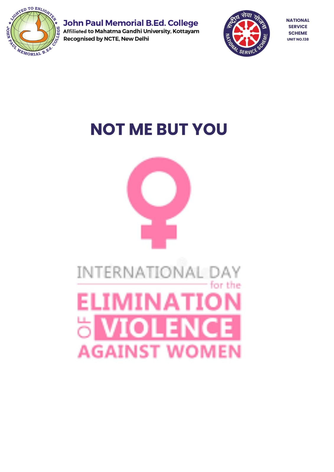 International day for the elimination of violence against women 